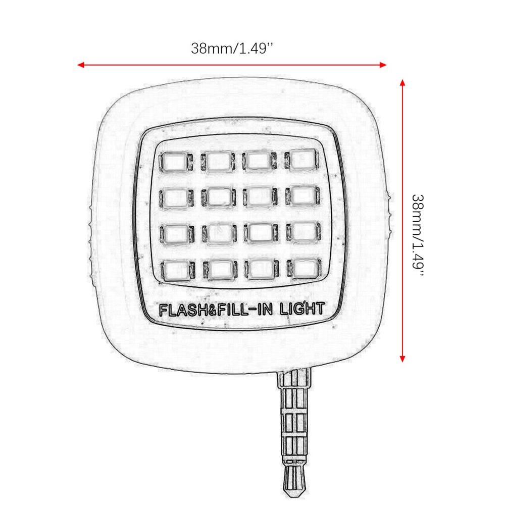 USB Charge Mini Selfie Ring Light LED Flash For Phone Portable Night Darkness Enhancing Camera Selfie Light