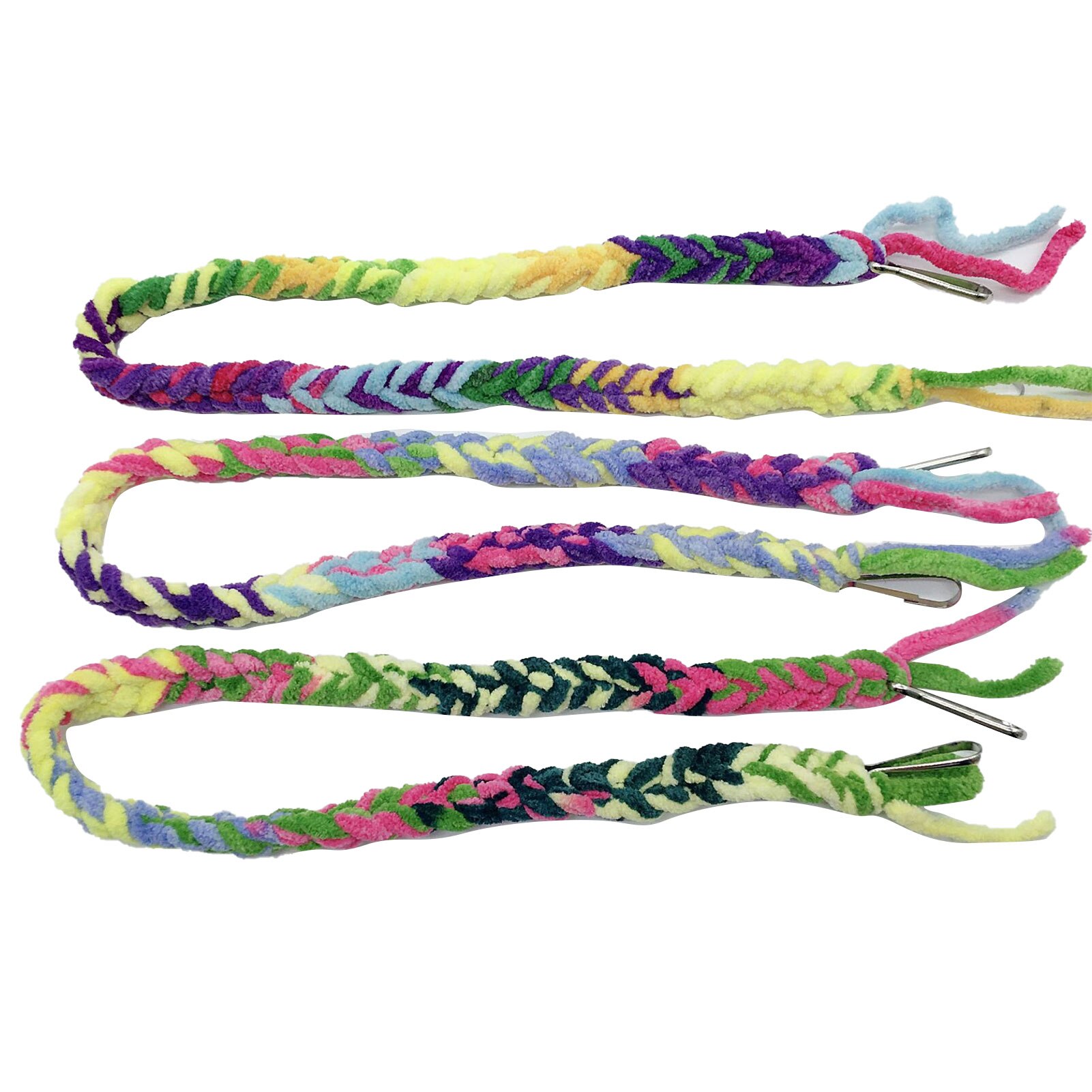 Cuerda de escalada de algodón para hámster, hamaca columpio colorida para hámster, para escalar y gatear, para hacer juguetes colgantes