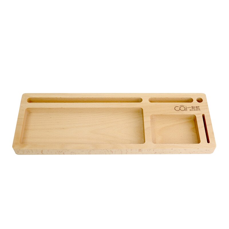 Houten Tafel Opbergvak Micro Telefoon Ipad Houder Opbergdoos Voor Home Hotel Receptie Studeerkamer Slaapzaal Woondecoratie