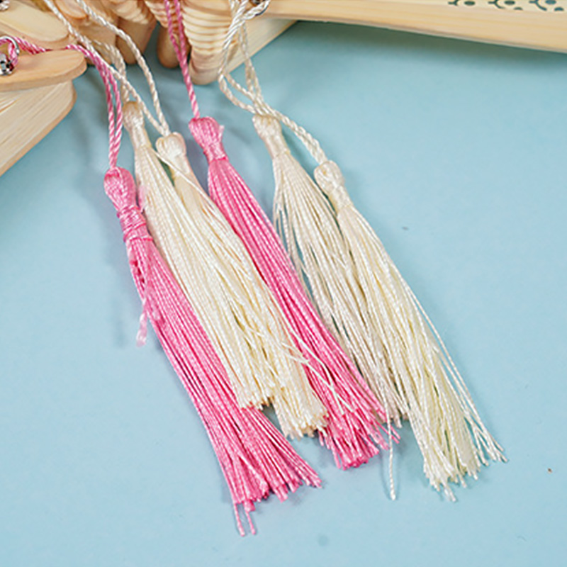 Antique Folding Fan Summer Classical Chinese Style Women's Tassel Dance Fan Foldable Portable Small Bamboo Fan Wedding Hand Fan