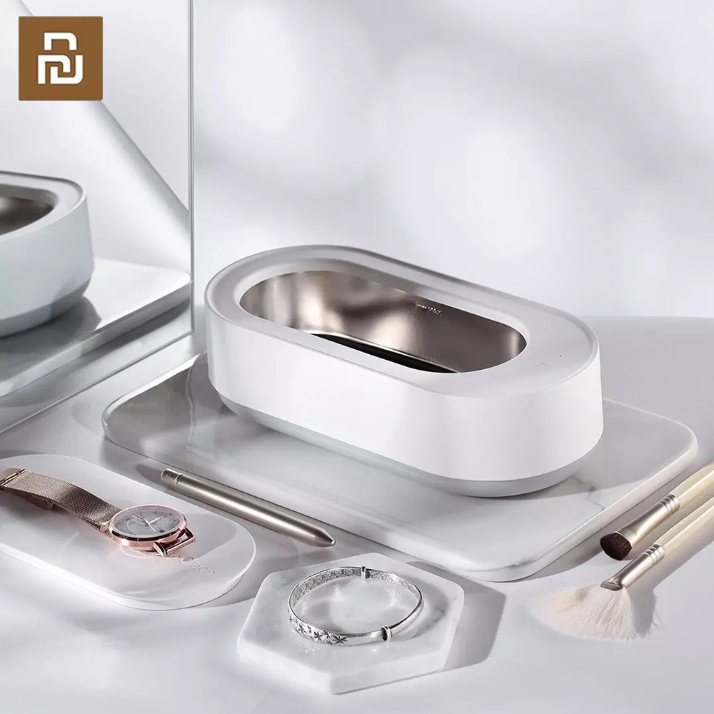 Xiaomi-limpiadora ultrasónica EraClean, 45000Hz, alta frecuencia, vibración, lavado, joyas, gafas, reloj