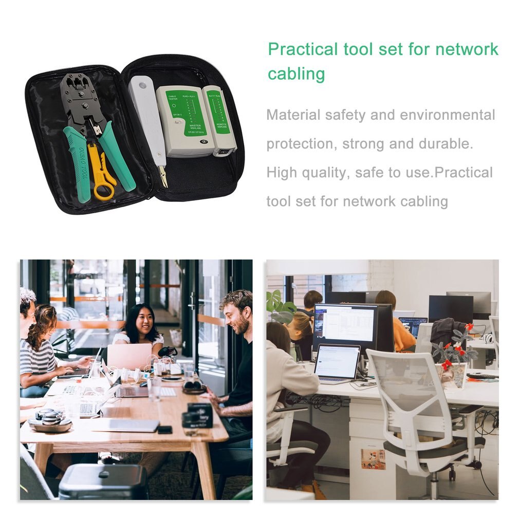 Tragbare Lan Netzwerk Reparatur Werkzeug Bausatz Kabel Tester Zange