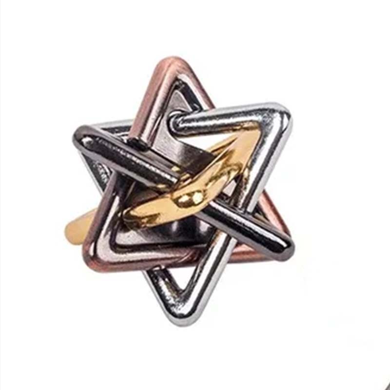 Alloy Metal 3D Adult Intelligence Lockpicking Toys Labyrinth Lockpicking Toys Puzzle Solving Toys: plum
