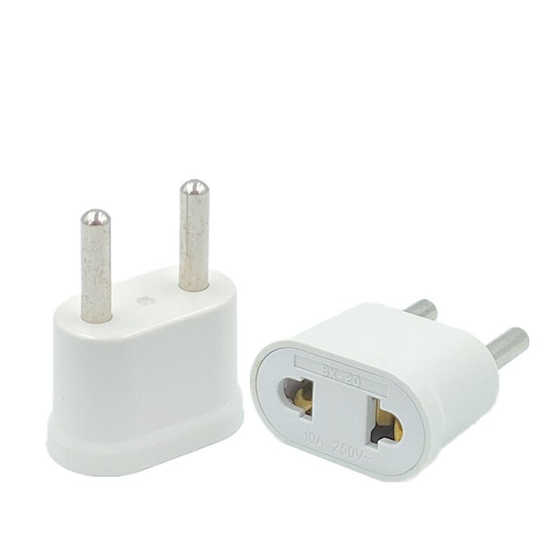 1pcs EU KR Plug Adapter Japan CN US To EU Euro European Travel Adapter Electric Plug Power Cord Charger Sockets Outlet