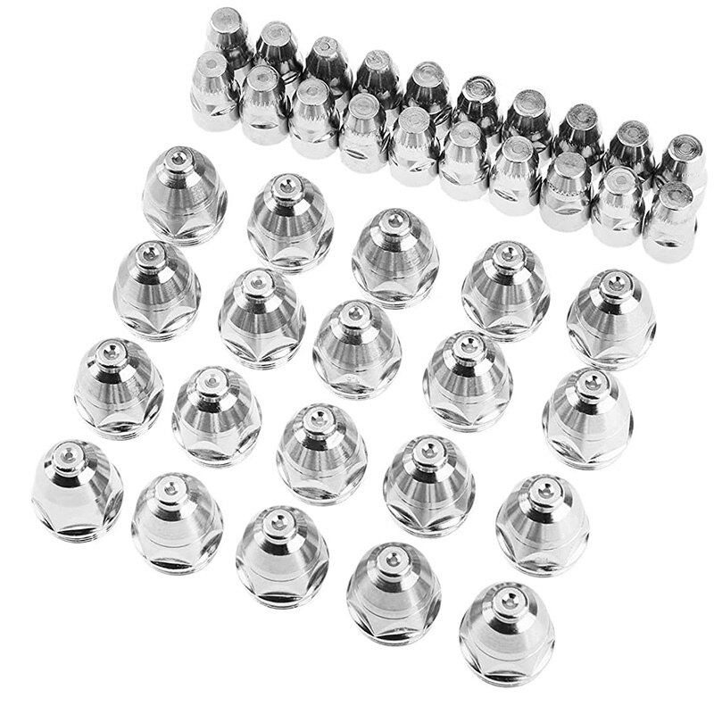 100 Uds P80 antorcha de corte por Plasma consumibles CNC de corte de 60A 80A 100A P80 antorcha de Plasma punta Electrodo de boquilla
