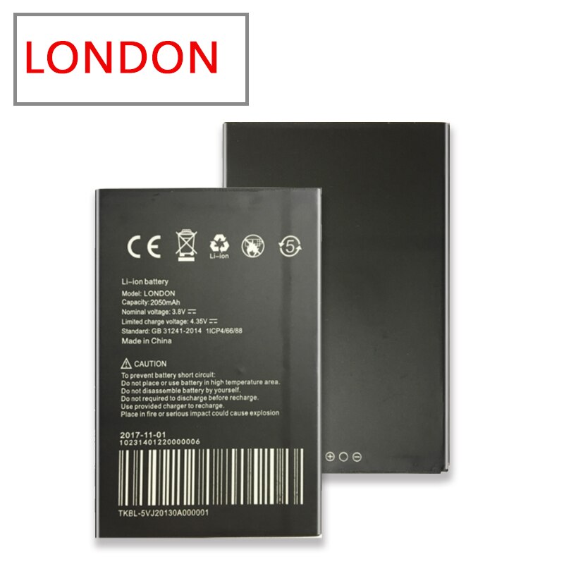 100% Tested 3.8V 2050mAh batterie battery for UMI London SmartPhone battery Batteria batterij +Track code