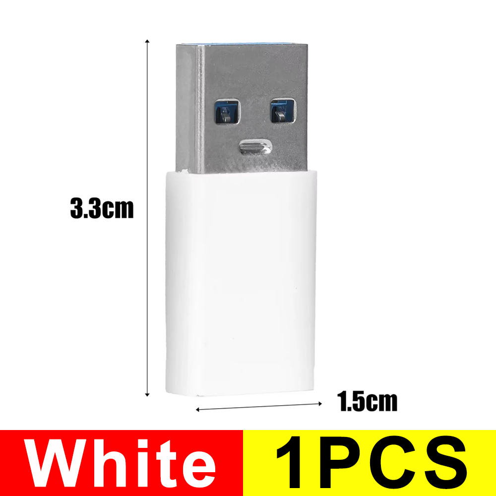 USB C 3.0 Adapter Type C To USB Adapter Male To Female USB-C Converter USB Type-C Converter for Macbook PC Laptops Mobil Phone: green