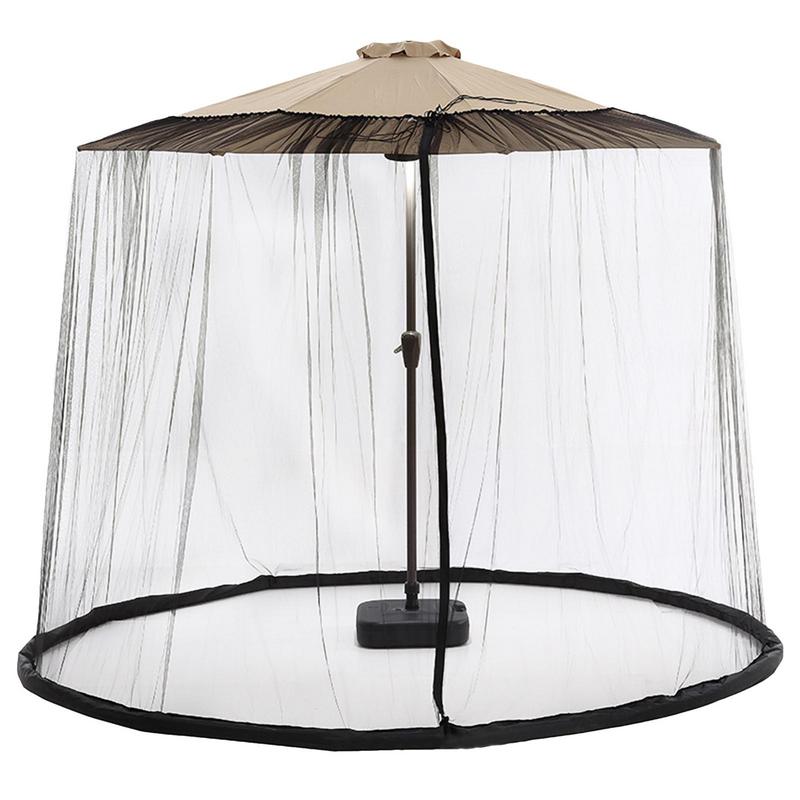 Paraplu Klamboe Voor Buiten Tuin Patio Parasols Luifel Tent Klamboe Verstelbaar Touw Polyester Zonnescherm Net