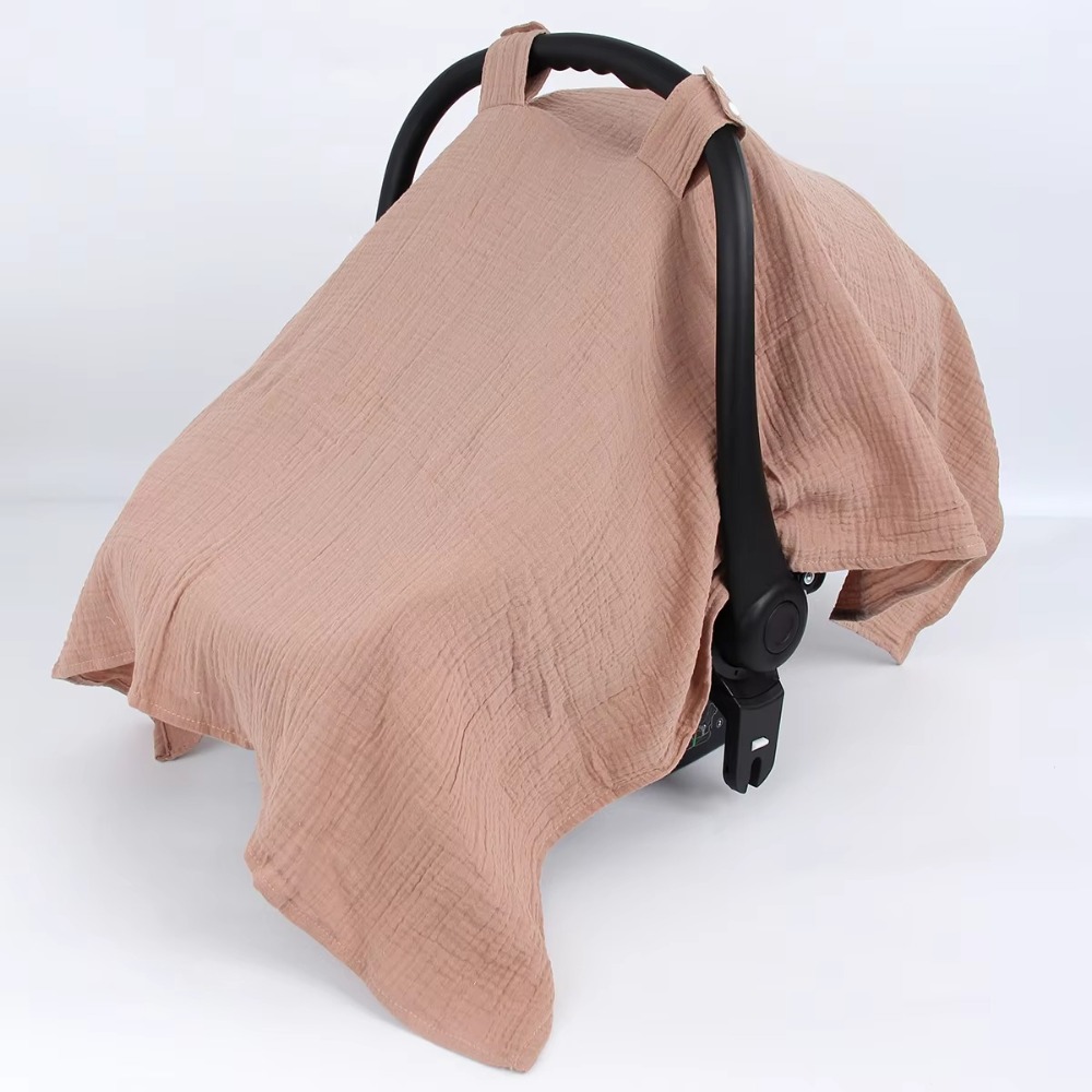 Cotton pram cover, gauze sunshade, baby safety seat cover, pram cover, baby pram accessories, baby basket cover, children