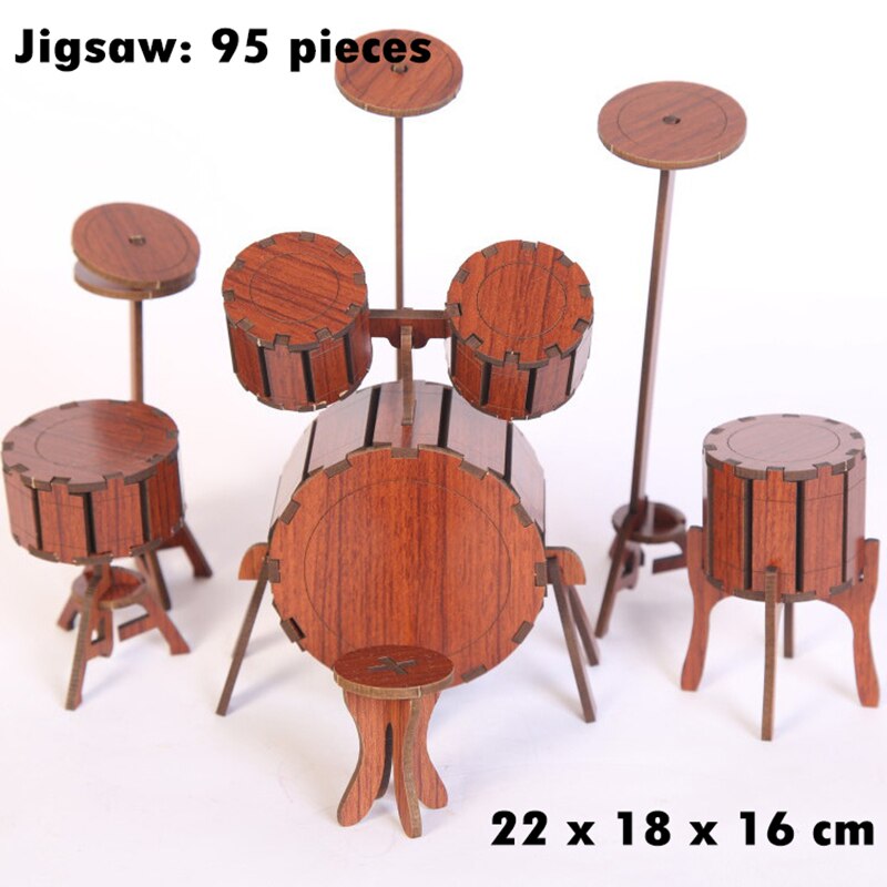 Houten Muziekinstrumenten Set Voor Kinderen - Percussie Set Muziek Speelgoed Drumstel Ritme Instrumenten Educatief Speelgoed Muzikale Toys Cadeau Met Draagtas 319990