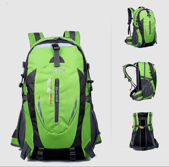 Rugzak Camping Wandelen Rugzak Sporttas Outdoor Rugzak Trekk Mountain Climb Apparatuur 45L Mannen Vrouwen: Green