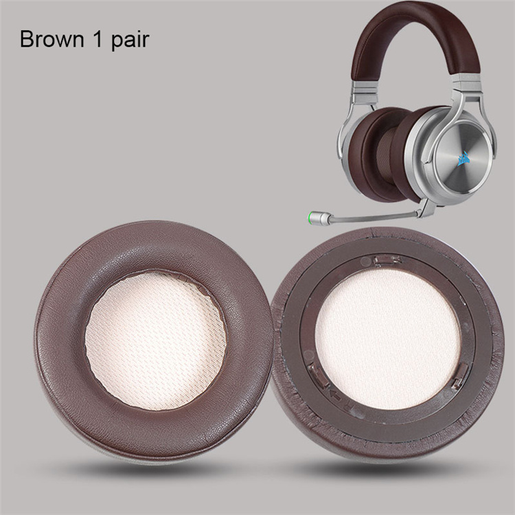 Ersatz Ohrpolster Ohr Pad Für Corsair Virtuoso RGB Drahtlose SE Gaming Kopfhörer Kopfhörer Memory Foam Pads Ohr: Brown