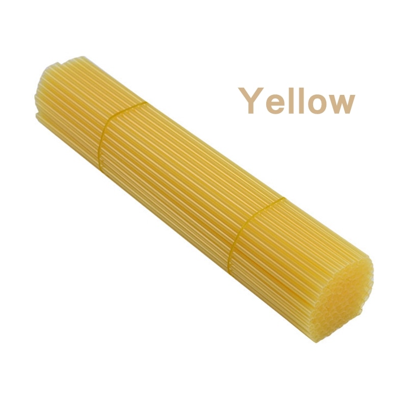 100PCS/LOT Yellow color Nylon PA Binding riveting tube 5.2x300mm reviting binding machine suppliers