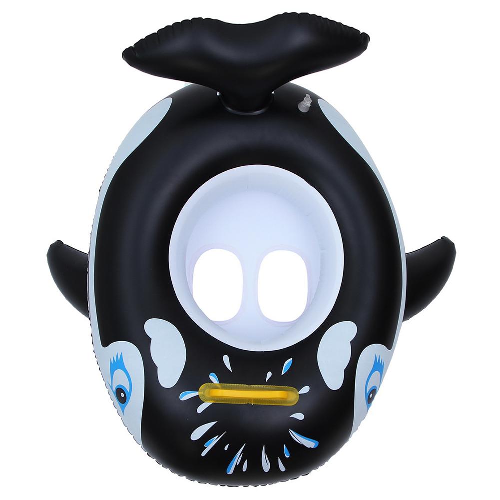 Flotador inflable para piscina con dibujos animados, colchón circular, barco, diversión con agua, juguetes para niños, anillo de natación para bebé, verano