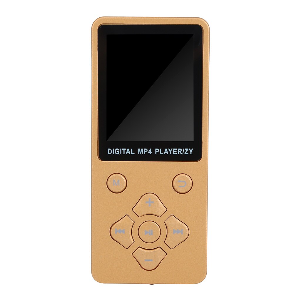 MP3 Player HiFi Portable bluetooth MP3 Player Colour Screen FM Radio Video Games Movie Music Sports Player #G: Rose Gold 