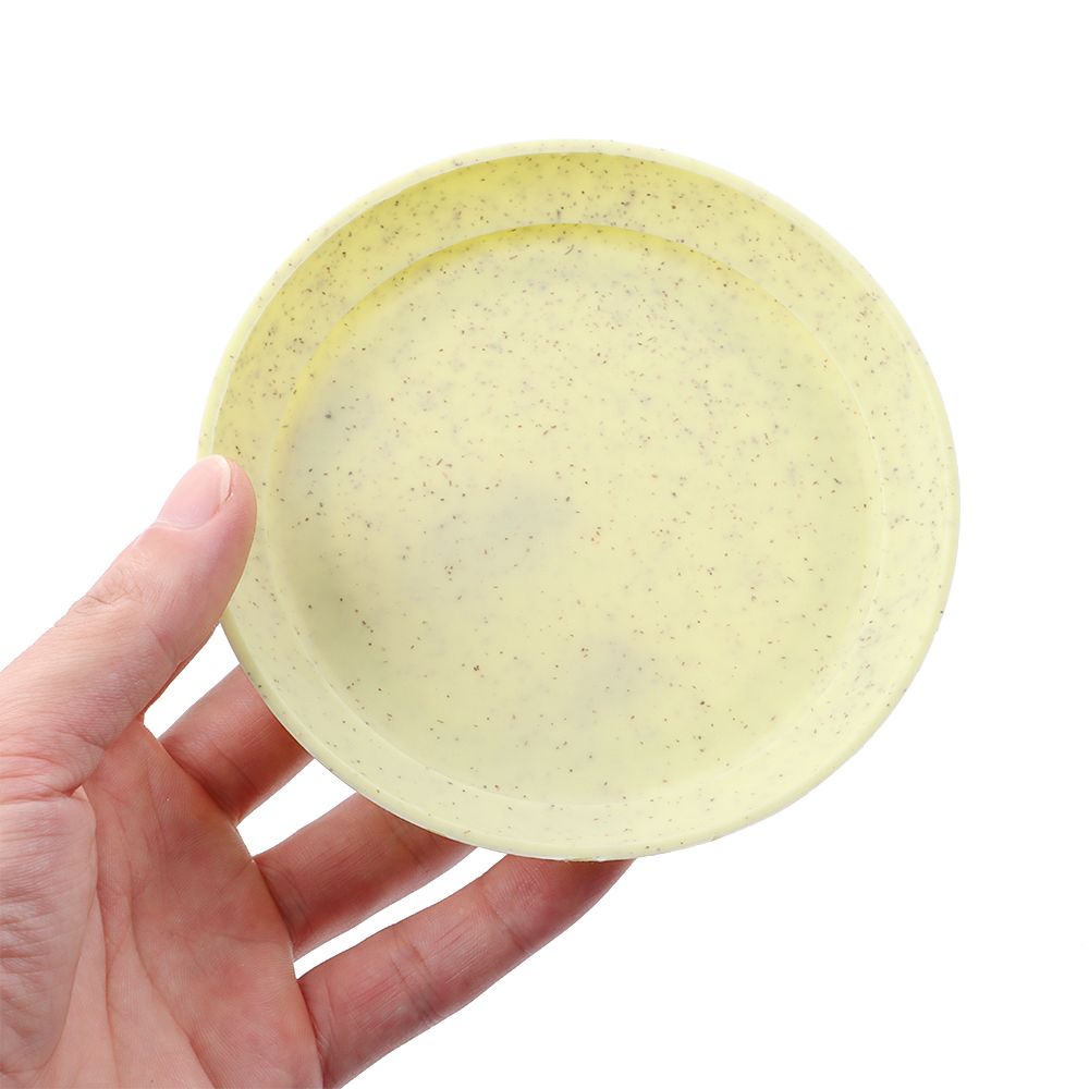 2Pcs Plastic Flower Pot Durable Heavy Duty Plastic Tray Saucers Indoor Outdoor Plant Saucer Drip Trays