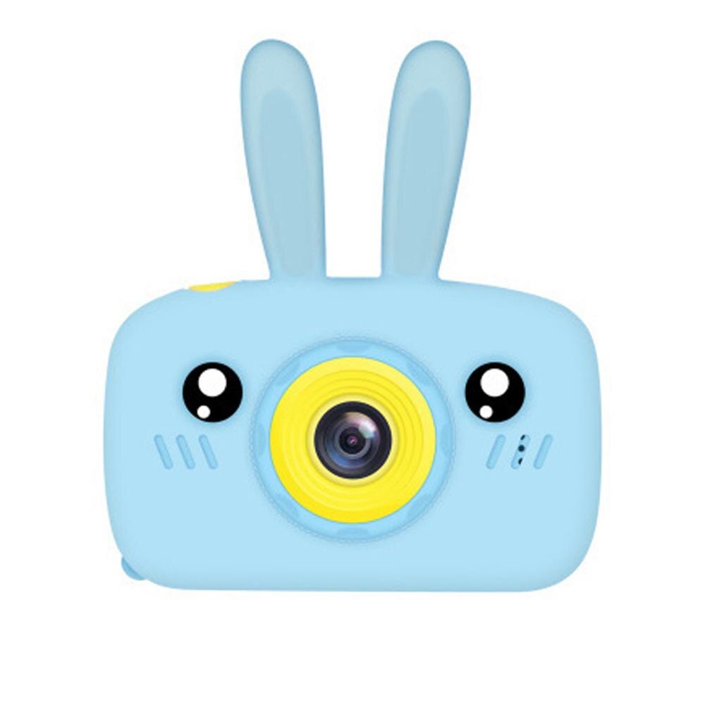 Børn mini kamera  hd 1080p bærbar digital video foto søde kamera til børn uddannelsesmæssige udendørs legetøj kamera: Blå