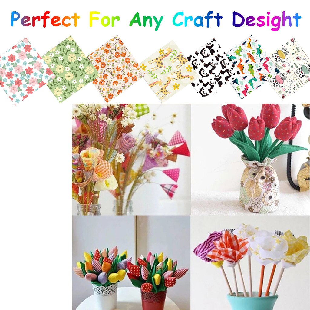 25X25 10 Stuks Gedrukt Katoen Stof Doek Naaien Quilten Stoffen Voor Patchwork Handwerken Diy Pop Handgemaakte Accessoires Z0519