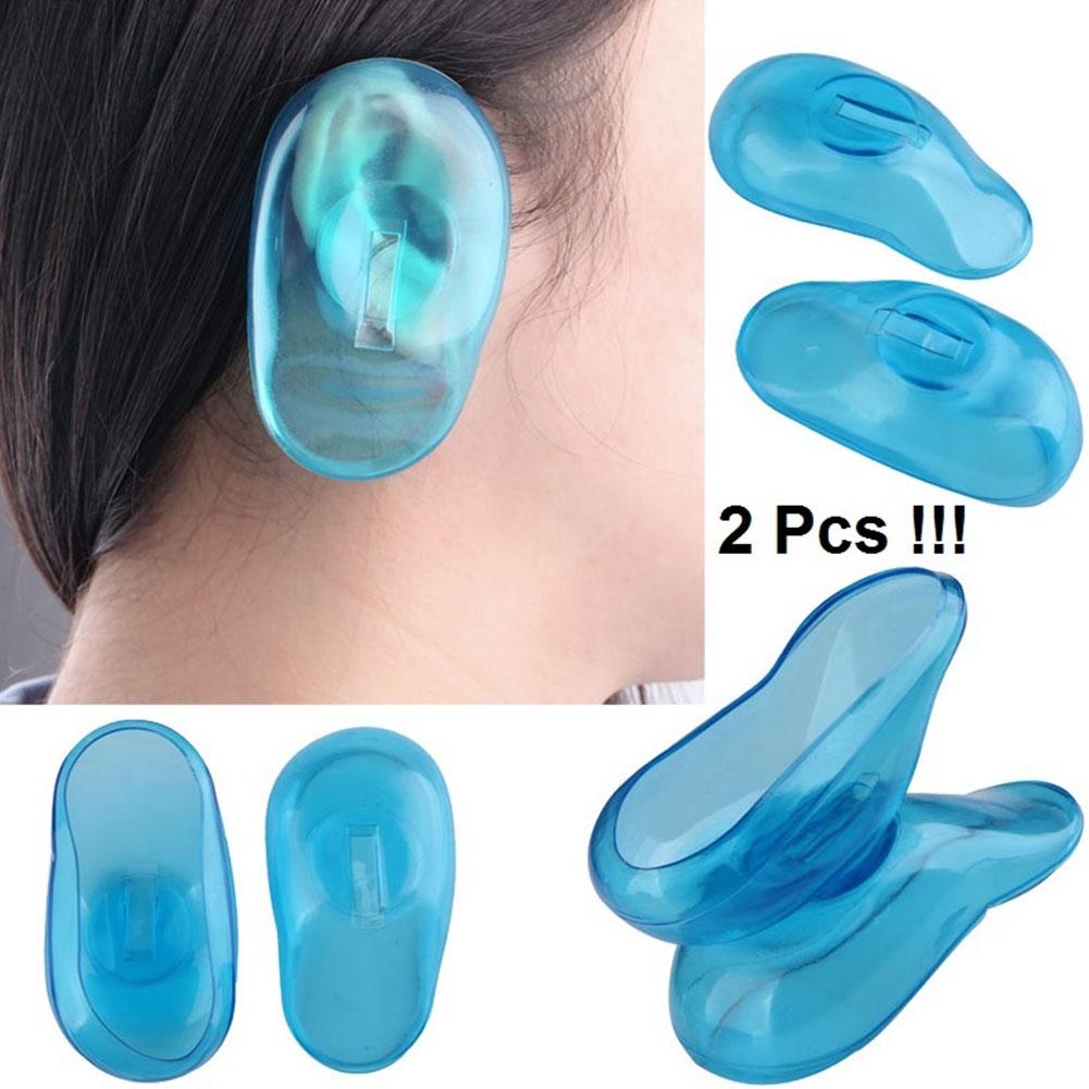 1 par/sæt pro salon klar silikone ørebeskytter ørebeskyttelse hårfarve skjold beskytte farve styling værktøj tilbehør hårpleje