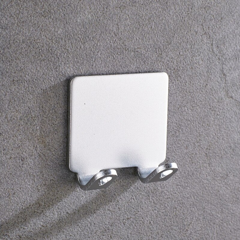 1/2/3Pcs Punch Gratis Scheermes Houder Opslag Haak Muur Mannen Scheren Scheerapparaat Plank Badkamer Scheermes Rack muur Badkamer Accessoires: 1pc Silver