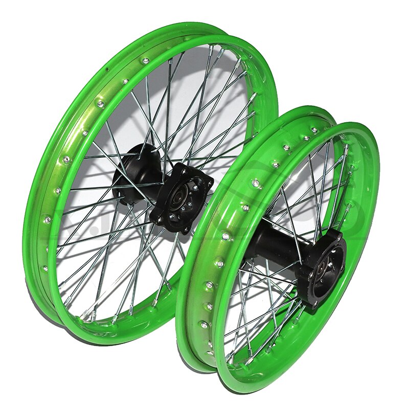 Front 1.4x17 rear 1.85x14 inch aluminum alloy whee... – Grandado