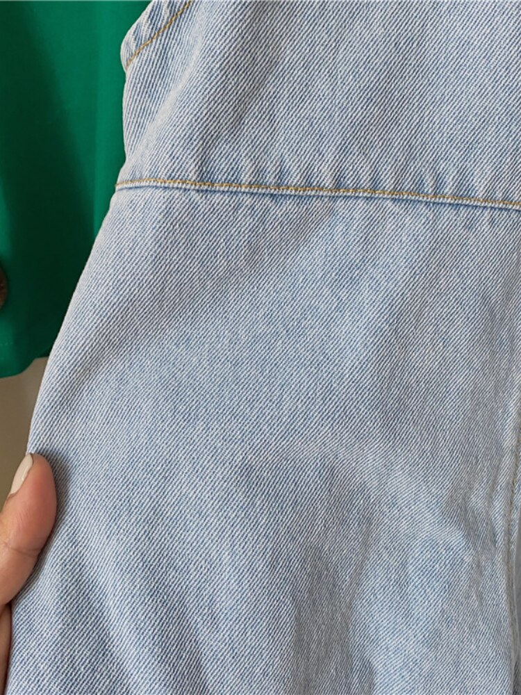 HoneyCherry – salopette en denim pour enfants, couleur claire, printemps 2022
