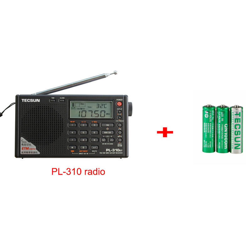 Tecsun PL-310ET Full Radio Digital Demodulator FM/AM/SW/LW Stereo Radio Portable Radio For English Russian User