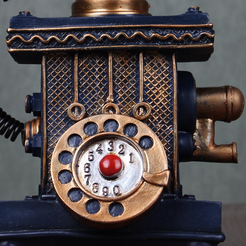European retro nostalgic old-fashioned telephone model restaurant living room home cafe bar shop decoration ornaments
