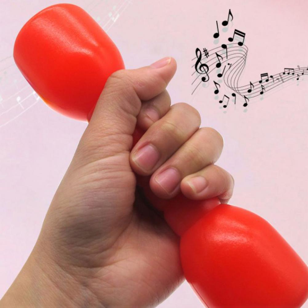 2Pcs Dumbbells Durable Plastic Gym Dumbbells Non-slip Children Dumbbells for Yoga Gym Dumbbells