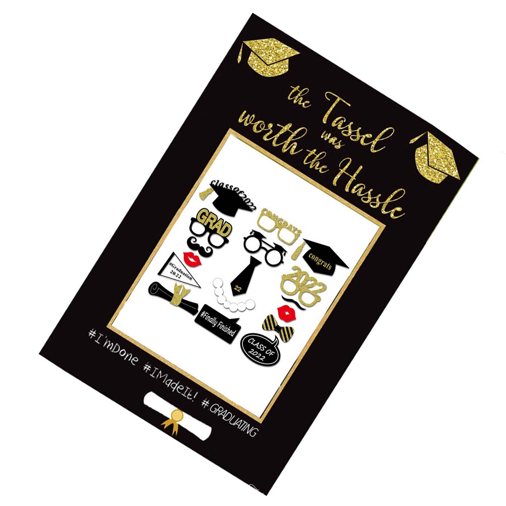 1Set Selfie Photo Prop Frame Prop 2022 Graduation Selfie Prop Photo Frame