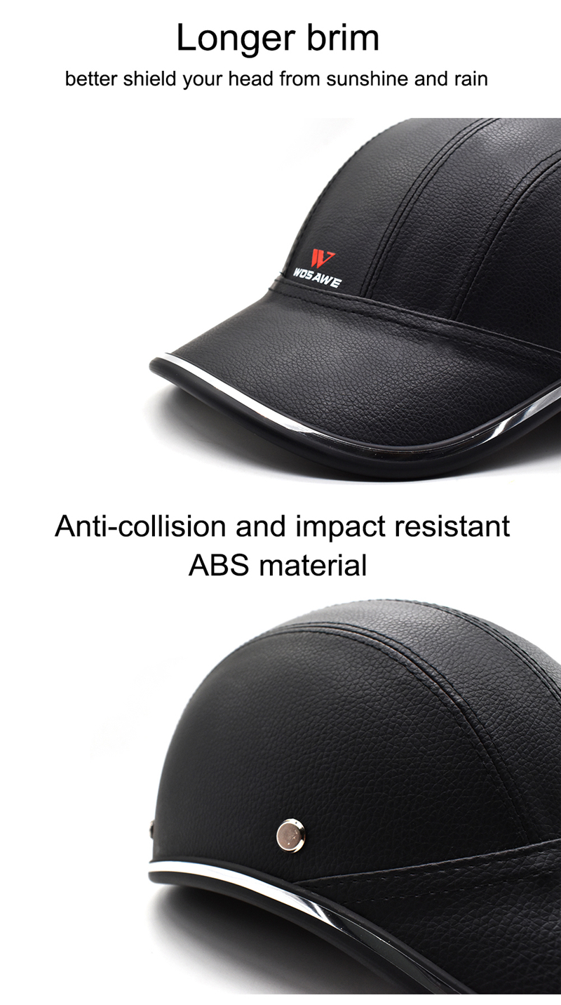 Wosawe Motorfiets Helm Met Goggle Half Veiligheid Hard Hat Skull Cap Roller Skateboard Scooter Fietsen Fiets Helm Volwassen