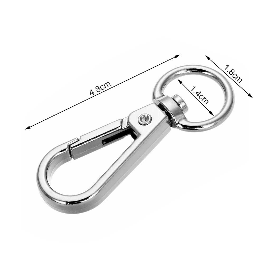 Crochet De Ceinture Porte-clés – Sangle Nylon – Clip Mousqueton – Neuf