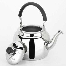Bouilloire à gaz épais gaz acier inoxydable | Bouilloire grande capacité, sifflet ménager cuisinière à Induction, bouilloire électrique générale