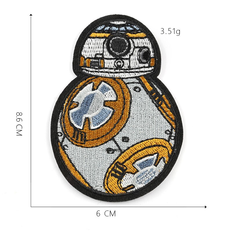 Rumskib astronaut stof klistermærker kan stryges tøj tilbehør broderi patch, tøj rygsæk gør-det-selv dekoration: 3