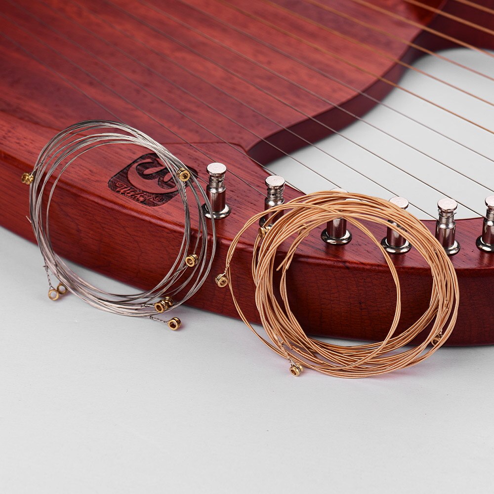Walter.t 16pcs/set A16X Lyre Harp Strings Set for Walter.t WH-16 16-string Lyre Harp Neccessaries Strings Aeccessaries