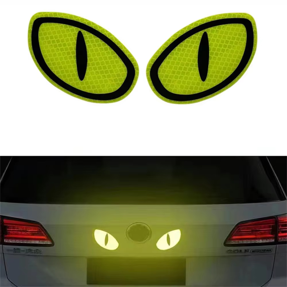 Auto Reflektor Aufkleber Nacht Fahren Sicherheit Aufkleber Für Auto Lkw Motorrad Anhänger Katze Auge Reflektierende Sicherheit Warnband: Grau
