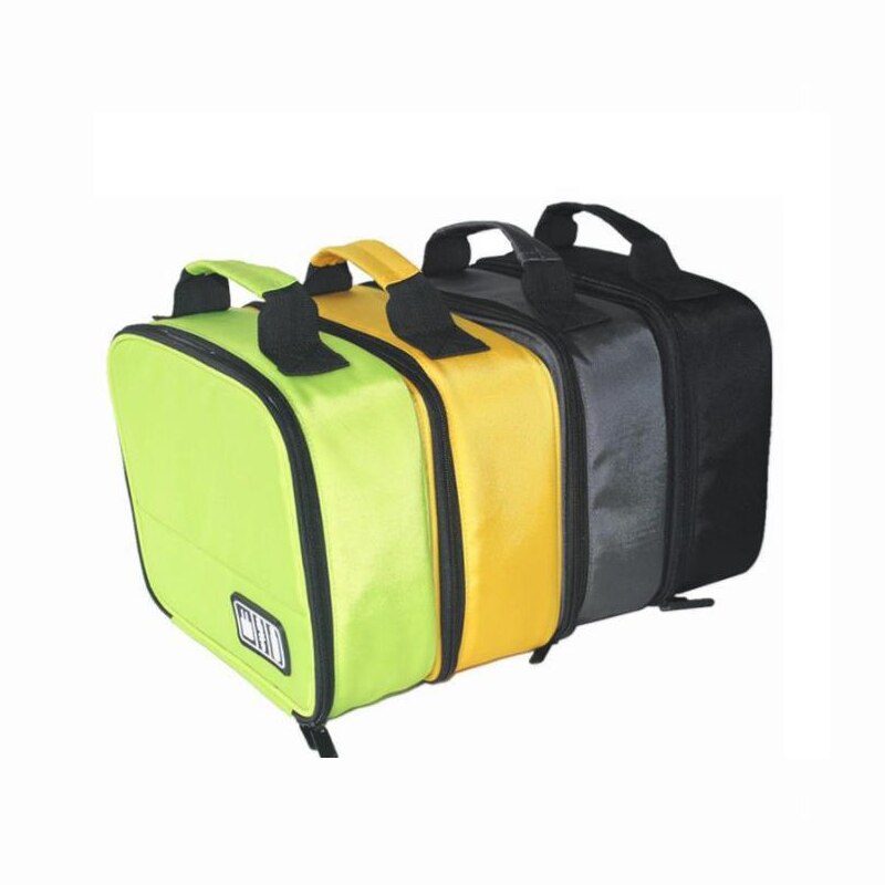 Bolsa organizadora de cables para viaje, cargador Digital portátil con cremallera, kit de almacenamiento de cosméticos, accesorios de viaje