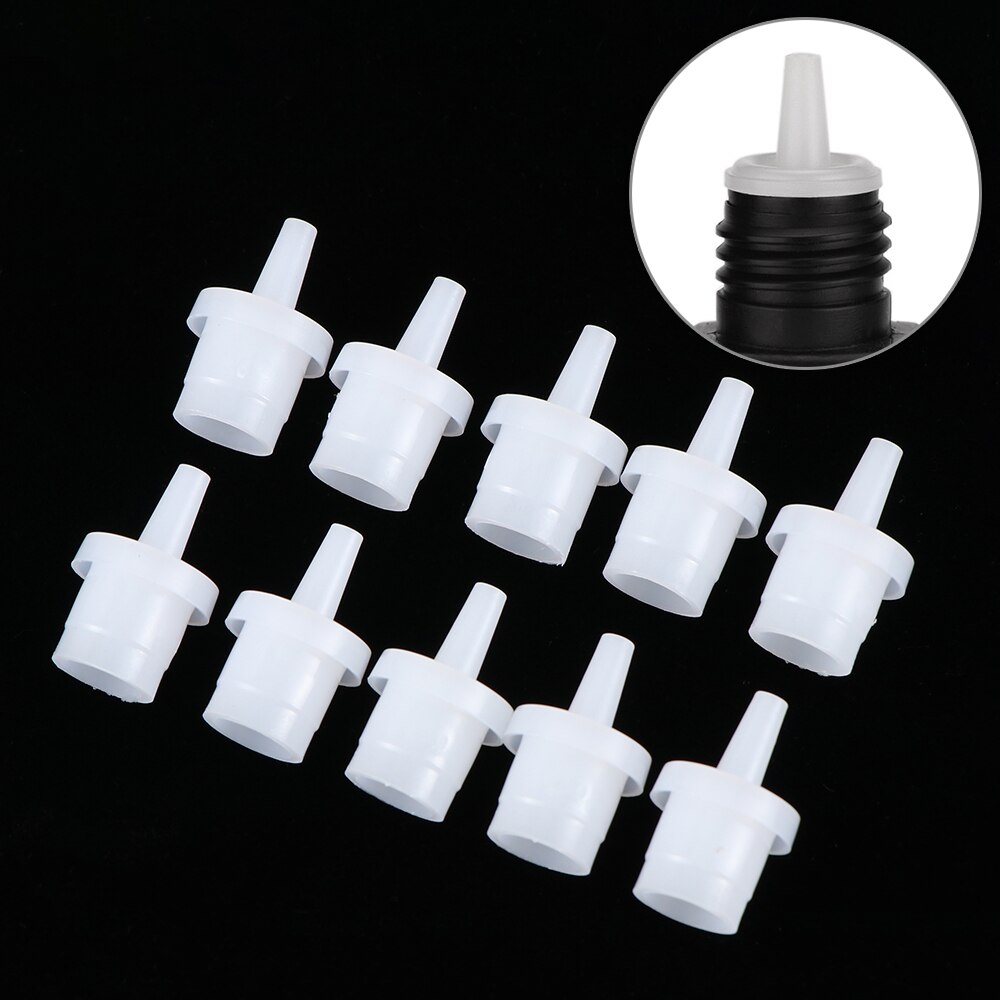 10Pcs Wimper Lijm Fles Plug Cup Lijm Nozzle Adhesive Holder Voorkomen Dumping Individuele Wimpers Valse Wimper Extension Tool