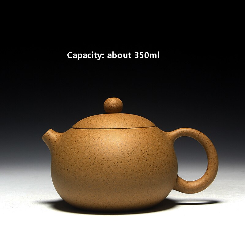 Retro tea set purple clay xi shi teapot Teaware decoration pot Authentic full handmade Chinese yixing purple sand teapot: C