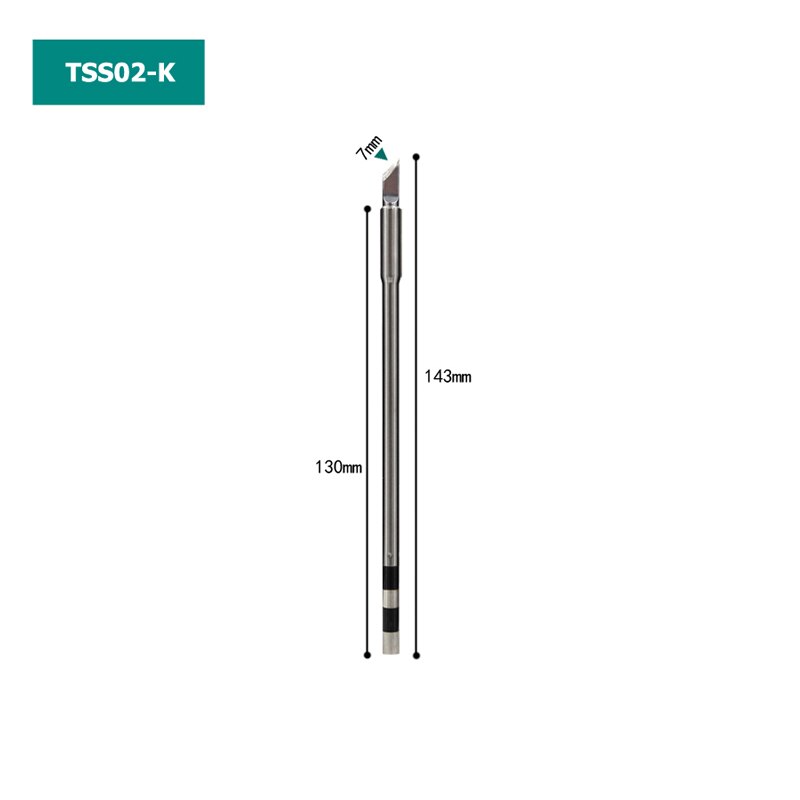 Original QUICK TS1200A Lead Free Solder Iron Tip Handle welding pen tools TSS02-SK TSS02-K TSS02-I TSS02-2C TSS02-3C: K
