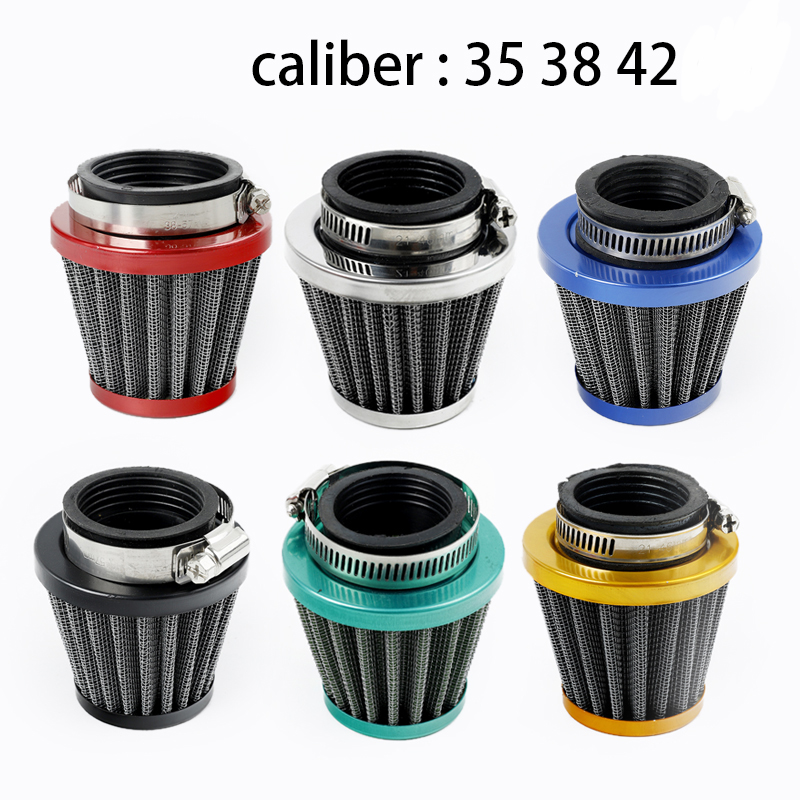 Filtre à Air universel pour moto, 35mm 38mm 42mm, adapté pour moto 50cc 110cc 125cc 140cc, ATV, Scooter, Pit Dirt Bike