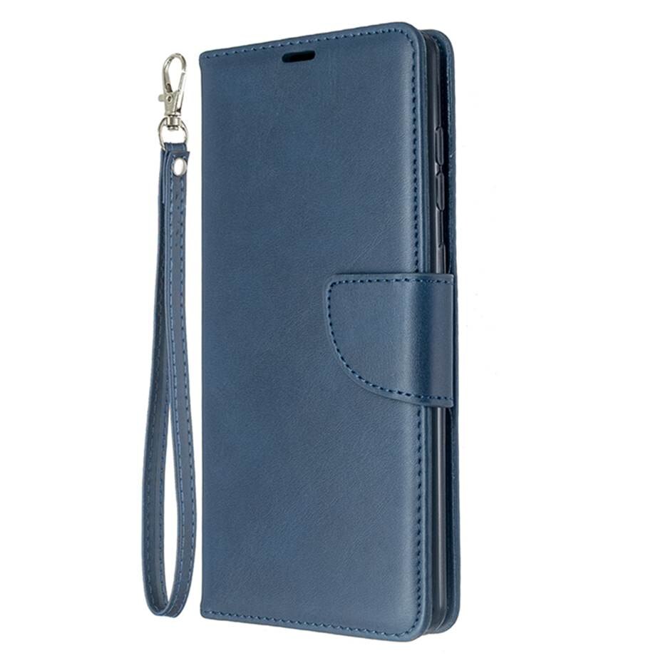 Funda de teléfono SM-A315 A31 A315F para Samsung Galaxy A31 SM-A315, BILLETERA, Funda de cuero para Samsung A31: Blue