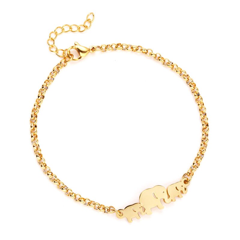 Rvs Animal Uil Olifant Armbanden Sneeuwvlok Vrouwen Charm Verstelbare Armbanden Armband Valentijnsdag