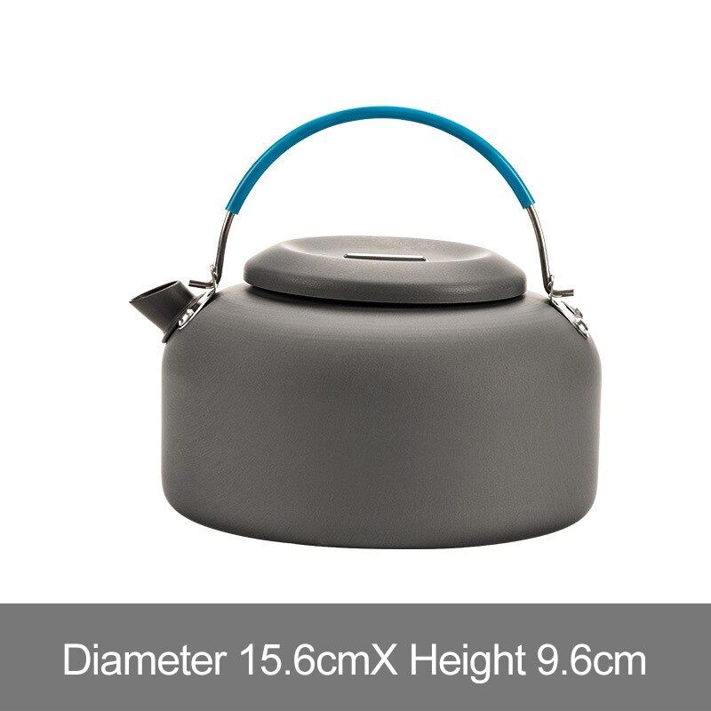 Outdoor Boiled Coffee Pot Lightweight Tableware Kettle Coffee Pot Aluminum Camping Teapot For Picnic Camping Hiking Backpacking