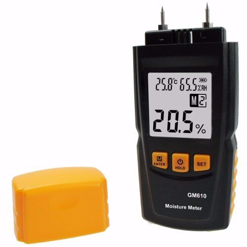 GM610 Digital LCD Display Wood Moisture Meter Gauge Humidity Tester