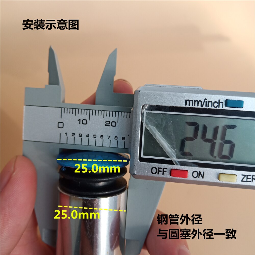 16 20 22 25 40 50mm tube plug head plug end tube head tube fittings stainless steel round plug