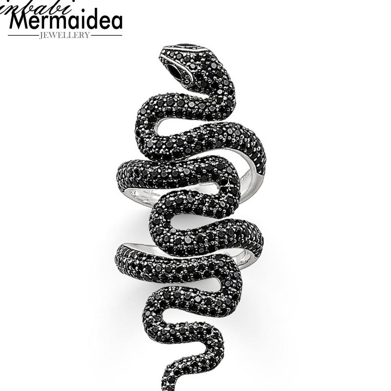 Ringen Snake 925 Sterling Silver Voor Vrouwen Sieraden Ring Mode-sieraden