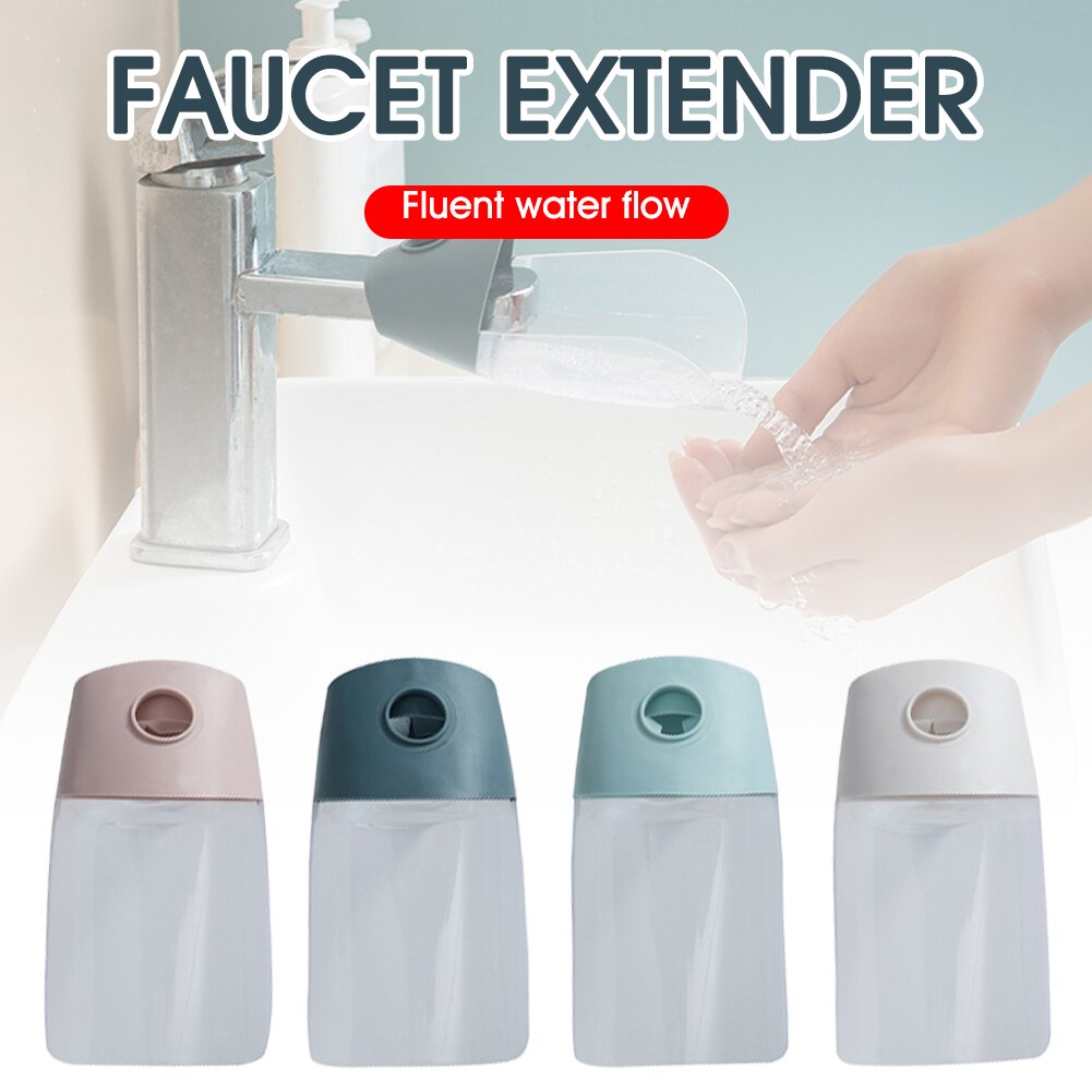 Tap Extension Device Bath Water Faucet Extender Kid Cartoon Hand Washing Guider Silicone Spout Cover Kids Bath Safety Protector
