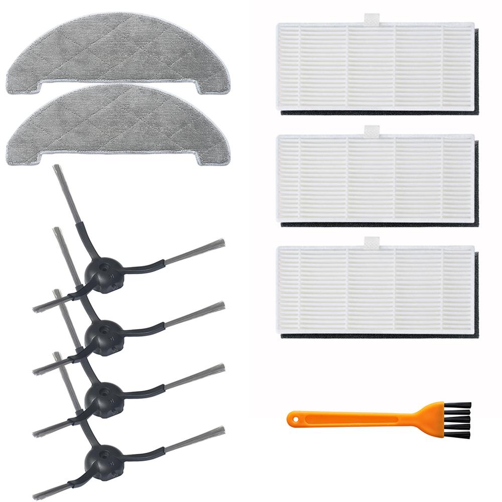12/15 pièces Kit de lingette filtrante pour proscénic M7 Pro Robot aspirateur maison fournitures de jardin serpillière chiffons filtres sacs à poussière remplacement