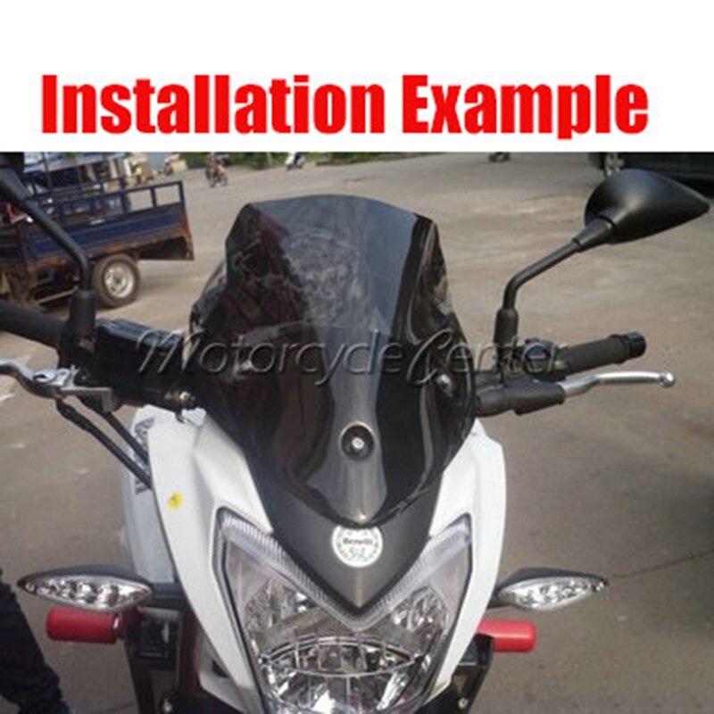 Motorfiets windscherm voor benelli  bn600i bn 600i bj600 bj 600 abs kunststof windscherm deflectoren zwart 11 12 13 14